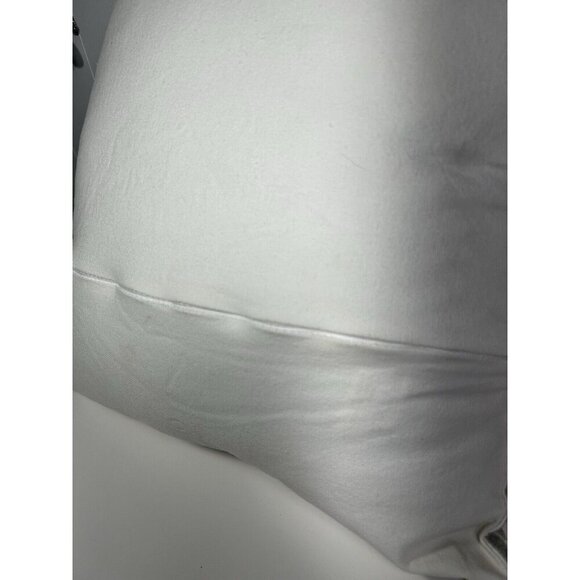 Urban barn Embroidery Pillow Cover 18x18 Grey White Charcoal Boho - Picture 8 of 10